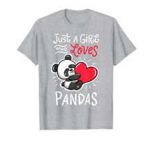 Load image into Gallery viewer, Panda T Shirt Giant Panda Bear T-Shirt Animal Heart Tee
