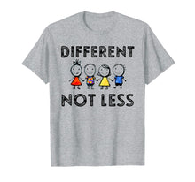 Load image into Gallery viewer, Funny shirts V-neck Tank top Hoodie sweatshirt usa uk au ca gifts for Different Not Less T-Shirt Support Autism Awareness Gifts 1567021
