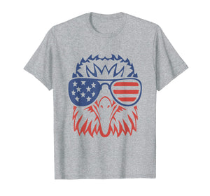 Patriotic Eagle T-Shirt 4th of July USA American Flag Tshirt