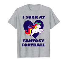 Load image into Gallery viewer, Funny shirts V-neck Tank top Hoodie sweatshirt usa uk au ca gifts for I Suck At Fantasy Football (Dark) 842796
