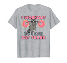 Load image into Gallery viewer, Funny shirts V-neck Tank top Hoodie sweatshirt usa uk au ca gifts for Trash Eating Racoon T Shirt Funny Gym Swole Rat Weightlifter 1898479
