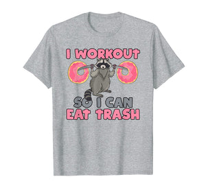 Funny shirts V-neck Tank top Hoodie sweatshirt usa uk au ca gifts for Trash Eating Racoon T Shirt Funny Gym Swole Rat Weightlifter 1898479