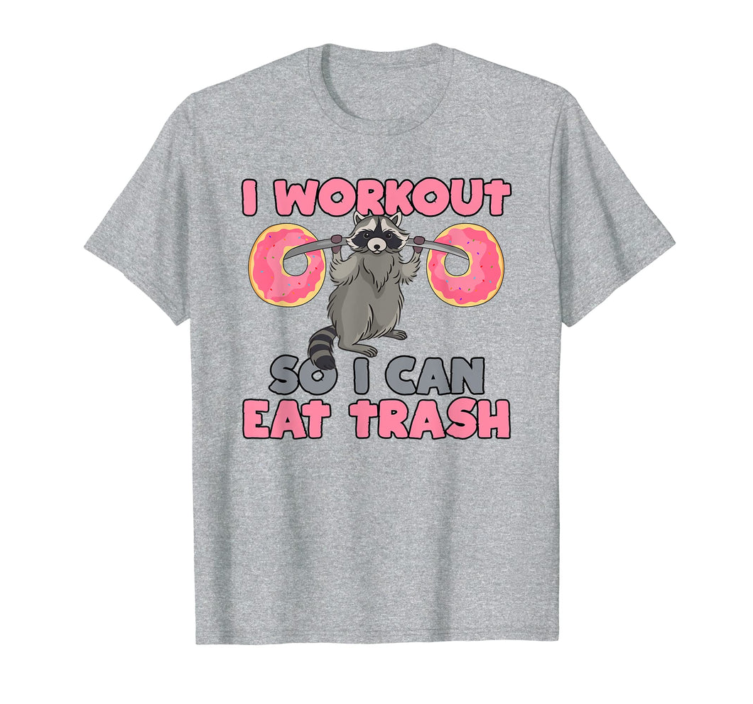 Funny shirts V-neck Tank top Hoodie sweatshirt usa uk au ca gifts for Trash Eating Racoon T Shirt Funny Gym Swole Rat Weightlifter 1898479