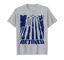 Load image into Gallery viewer, Funny shirts V-neck Tank top Hoodie sweatshirt usa uk au ca gifts for Retired Air Force Military Gifts USA Flag and Jets 1592460
