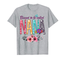 Load image into Gallery viewer, Funny shirts V-neck Tank top Hoodie sweatshirt usa uk au ca gifts for Blessed To Be Called Nana T-shirt Funny Grandma Gifts 679597
