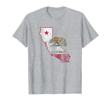 Load image into Gallery viewer, Funny shirts V-neck Tank top Hoodie sweatshirt usa uk au ca gifts for California State Flag Inspired T-Shirt with Bear and Star 1406113
