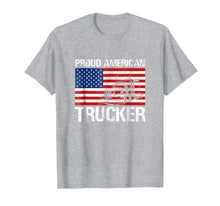 Load image into Gallery viewer, Funny shirts V-neck Tank top Hoodie sweatshirt usa uk au ca gifts for Proud American Trucker Tshirt Truck Driver Gifts Men Women 1705628
