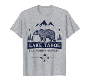 Funny shirts V-neck Tank top Hoodie sweatshirt usa uk au ca gifts for Lake Tahoe T Shirt California Nevada Vintage Bear Men Women 1158709