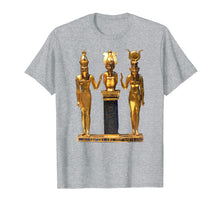 Load image into Gallery viewer, Funny shirts V-neck Tank top Hoodie sweatshirt usa uk au ca gifts for Egyptian Trinity Golden Horus Osiris and Isis Statue T-shirt 2119268
