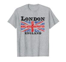 Load image into Gallery viewer, London England Union Jack Landmarks T-Shirt For Men &amp; Women
