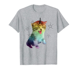 Funny shirts V-neck Tank top Hoodie sweatshirt usa uk au ca gifts for Unicorn Cat Caticorn Shirt Pink Rainbow Pride Purr Shirt 1308679