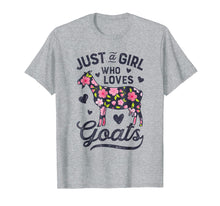 Load image into Gallery viewer, Funny shirts V-neck Tank top Hoodie sweatshirt usa uk au ca gifts for Just a Girl who Loves Goats T shirt Goat Farmer Farm Women 212002
