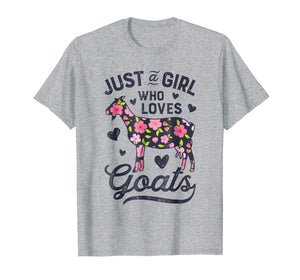 Funny shirts V-neck Tank top Hoodie sweatshirt usa uk au ca gifts for Just a Girl who Loves Goats T shirt Goat Farmer Farm Women 212002