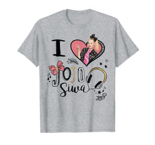 Load image into Gallery viewer, Funny shirts V-neck Tank top Hoodie sweatshirt usa uk au ca gifts for JoJo Siwa I Love JoJo Siwa Picture Heart Graphic T-Shirt 547554
