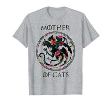 Load image into Gallery viewer, Mother Of Cats Floral Tshirt - Funny Cat Lover Tee Shirt
