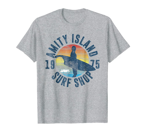 Jaws Amity Island Surf Board Graphic T-Shirt 98470