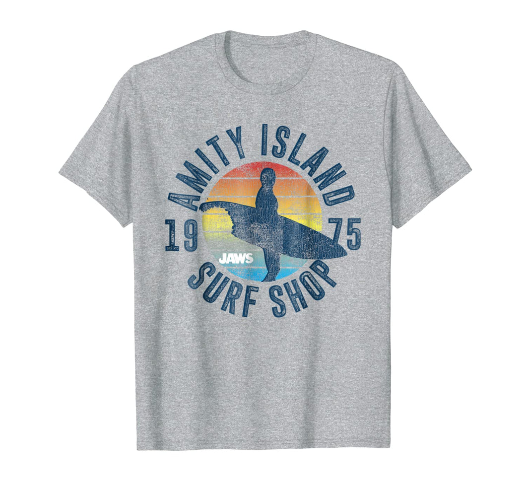 Jaws Amity Island Surf Board Graphic T-Shirt 98470