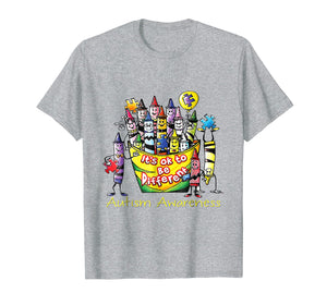 Funny shirts V-neck Tank top Hoodie sweatshirt usa uk au ca gifts for Autism Awareness Crayons It's Ok To Be Different Shirt 2832035