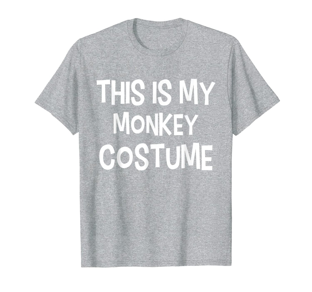 This is my MONKEY Costume Halloween Simple Costume T-Shirt