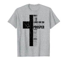 Load image into Gallery viewer, Jeremiah 29:11 Christian Bible Verse Gifts Cross Scripture T-Shirt-204983
