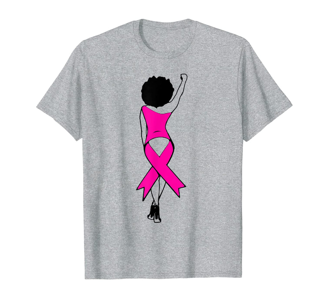 Survivor breast cancer strong Women African American Africa  T-Shirt