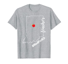 Load image into Gallery viewer, Teacher Red For Ed Indiana Public Supporter Education T-Shirt
