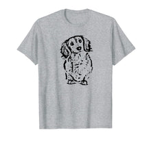 Load image into Gallery viewer, Funny shirts V-neck Tank top Hoodie sweatshirt usa uk au ca gifts for Long Hair Dachshund Cute Wiener Lovers Gifts Dog Mom Black T-Shirt 313988
