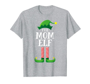 Mom Elf Matching Family Group Christmas Party Pajama T-Shirt