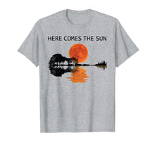Load image into Gallery viewer, Here Comes The Sun Guitar Shadow Sunset T-Shirt 160083
