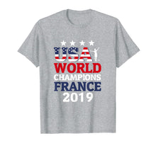 Load image into Gallery viewer, USA Women Soccer World Champions 2019 4 Stars Gift T-Shirt 132502
