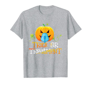 Trick Or Treatment Respiratory Therapist Nurse Halloween T-Shirt