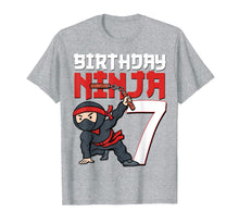 Load image into Gallery viewer, 7th Birthday Ninja I'm 7 Years Old Bday Party Best Boy T-Shirt-383015
