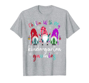 Funny shirts V-neck Tank top Hoodie sweatshirt usa uk au ca gifts for Chillin With My Kindergarten Gnomies Tomte Christmas Teacher T-Shirt 1277417