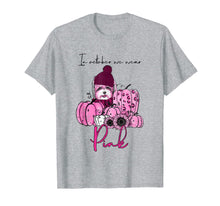 Load image into Gallery viewer, Yorkie In Octorber We Wear Pink Breast Cancer Gifts T-Shirt
