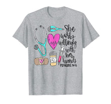 Load image into Gallery viewer, She Works Willingly With Her Hands Proverbs 31:13 T-Shirt

