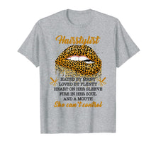 Load image into Gallery viewer, Women Gifts Hairstylist Hated By Many Leopard Lips T-Shirt-1567756
