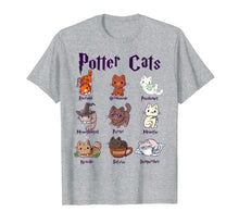 Load image into Gallery viewer, Potter Cats Cute Harry Pawter Kitten Tshirt gift for Her 231818
