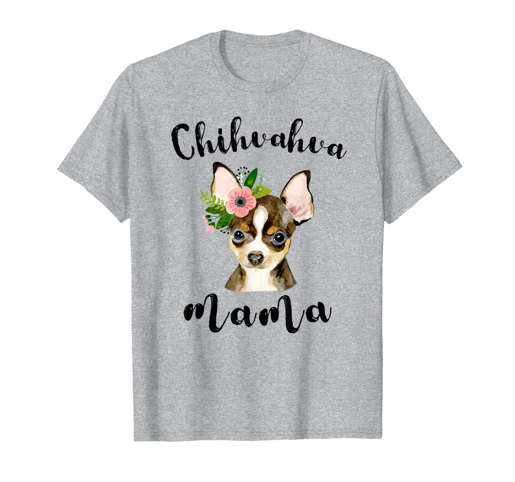 Chihuahua Mama Shirts Funny Chi-Dog Mom Grandma Gifts Womens T-Shirt-1111557