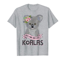 Load image into Gallery viewer, Just A Girl Who Loves Koalas Koala Bear T-Shirt-240525

