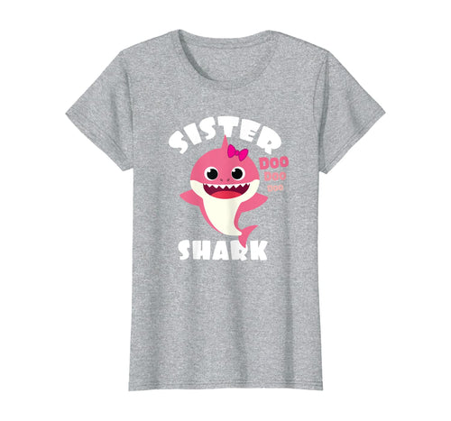 Sister Shark Gift Cute Shark Baby Design Family Set Doo Doo T-Shirt 111047