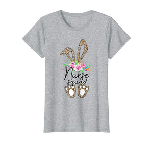Leopard Print Bunny Nurse Squad Easter 2020 Gifts TShirt410154