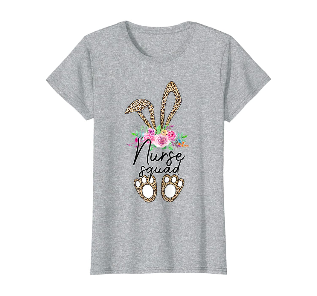 Leopard Print Bunny Nurse Squad Easter 2020 Gifts TShirt410154