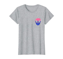 Load image into Gallery viewer, Funny shirts V-neck Tank top Hoodie sweatshirt usa uk au ca gifts for Bisexual Alien LGBTQ Bi Pride Flag Weird Vaporwave T-shirt 1928898
