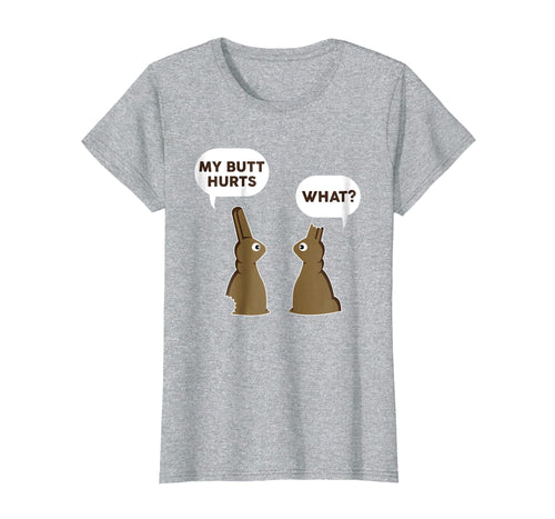 Funny shirts V-neck Tank top Hoodie sweatshirt usa uk au ca gifts for Happy Easter Bunny Shirt My Butt Hurts Tees Funny Gifts 2903127