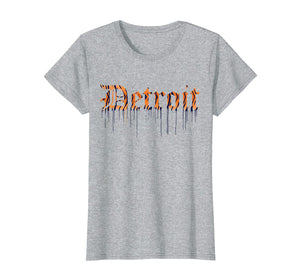 Funny shirts V-neck Tank top Hoodie sweatshirt usa uk au ca gifts for Detroit Tiger Paint Drip T-shirt, Detroit T-shirts 733410