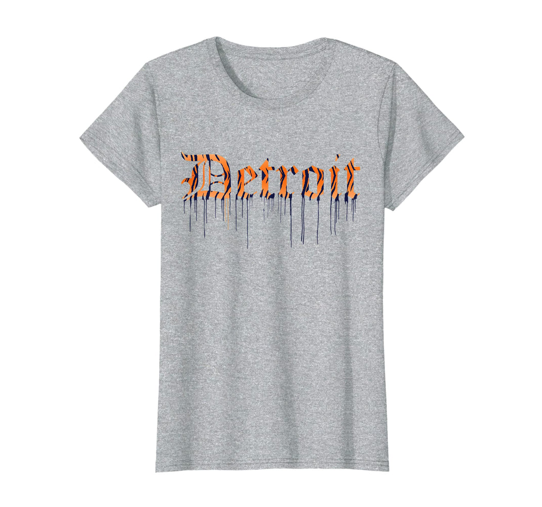 Funny shirts V-neck Tank top Hoodie sweatshirt usa uk au ca gifts for Detroit Tiger Paint Drip T-shirt, Detroit T-shirts 733410