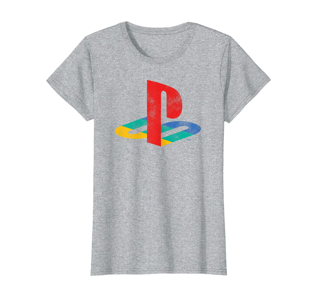 Funny shirts V-neck Tank top Hoodie sweatshirt usa uk au ca gifts for Playstation Playstation Logo Retro Distressed T-shirt 1941464