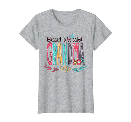 Funny shirts V-neck Tank top Hoodie sweatshirt usa uk au ca gifts for Womens Blessed to be called Grandma Colorful gifts-Grandma tee 504209