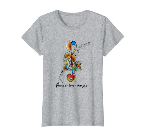Funny shirts V-neck Tank top Hoodie sweatshirt usa uk au ca gifts for Peace Love Music Music Note T-Shirt 2565754