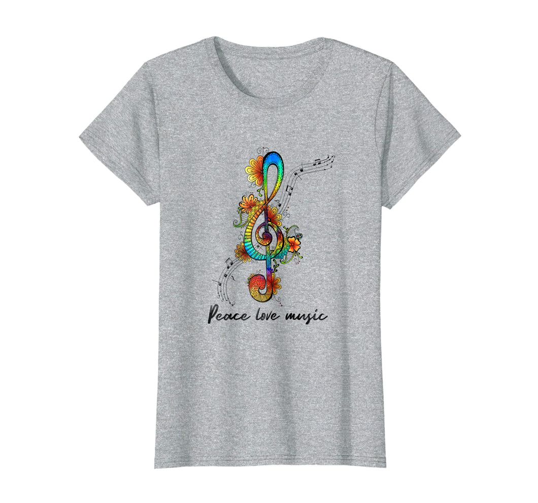 Funny shirts V-neck Tank top Hoodie sweatshirt usa uk au ca gifts for Peace Love Music Music Note T-Shirt 2565754